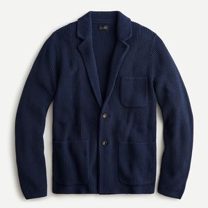 J Crew Cotton Patch Pocket Sweater Blazer XS
